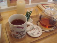 Please see the pattern on the cup...Cats!